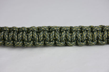 acu camouflage paracord bracelet unity band across the center of a white background