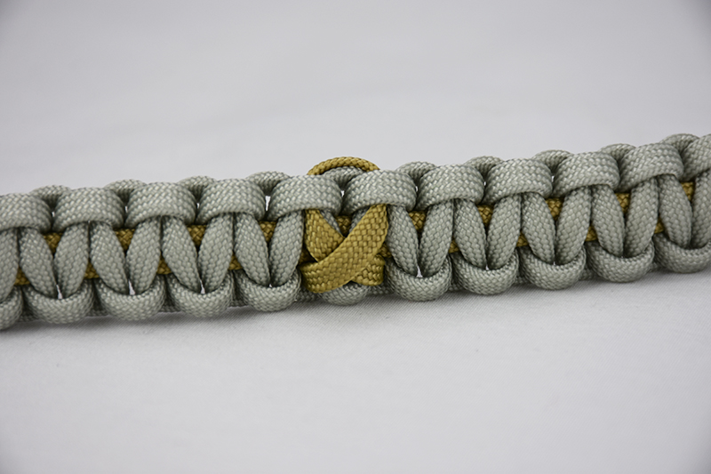 National Guard Paracord Bracelets, Kids Unisex, Size: 8, Grey Type