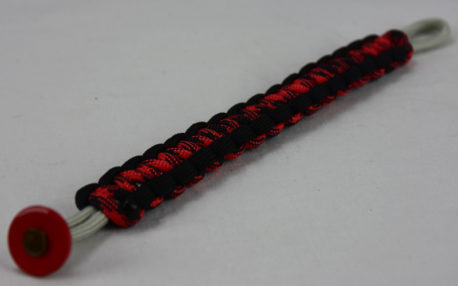 grey black red and black camouflage machine gun kelly paracord bracelet with red