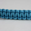light blue paracord bracelet unity band across the center of a white background