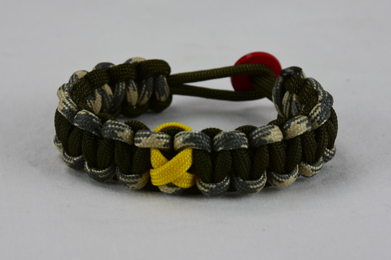 OD Green, Desert Sand Foliage, OD Green Military Support Paracord