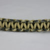 od green desert sand foliage camouflage and desert sand paracord bracelet unity band across the center with a white background