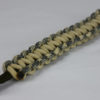 od green desert sand foliage camouflage and desert sand paracord bracelet unity band with red button corner on a white background