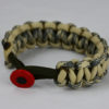 OD Green, Desert Sand Foliage Camouflage, and Desert Sand Paracord Bracelet | Multi Color w/ Red Button - Image 2