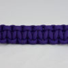 purple paracord bracelet unity band, picture of a purple paracord bracelet across the center of a white background
