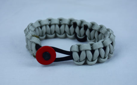 Black, and Grey POW MIA Support Paracord Bracelet That Help Remember ...