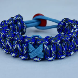 Tarheel Blue, and Blue Camouflage Prostate Cancer Support Paracord ...