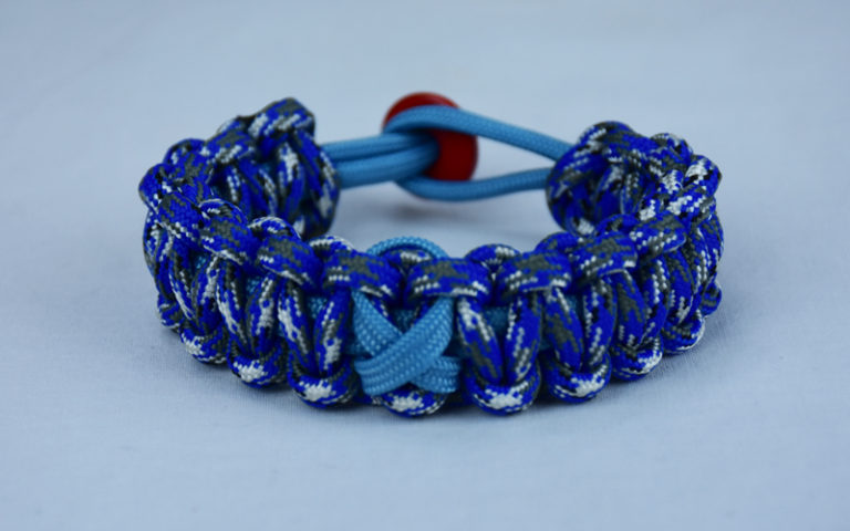 Tarheel Blue, and Blue Camouflage Prostate Cancer Support Paracord ...